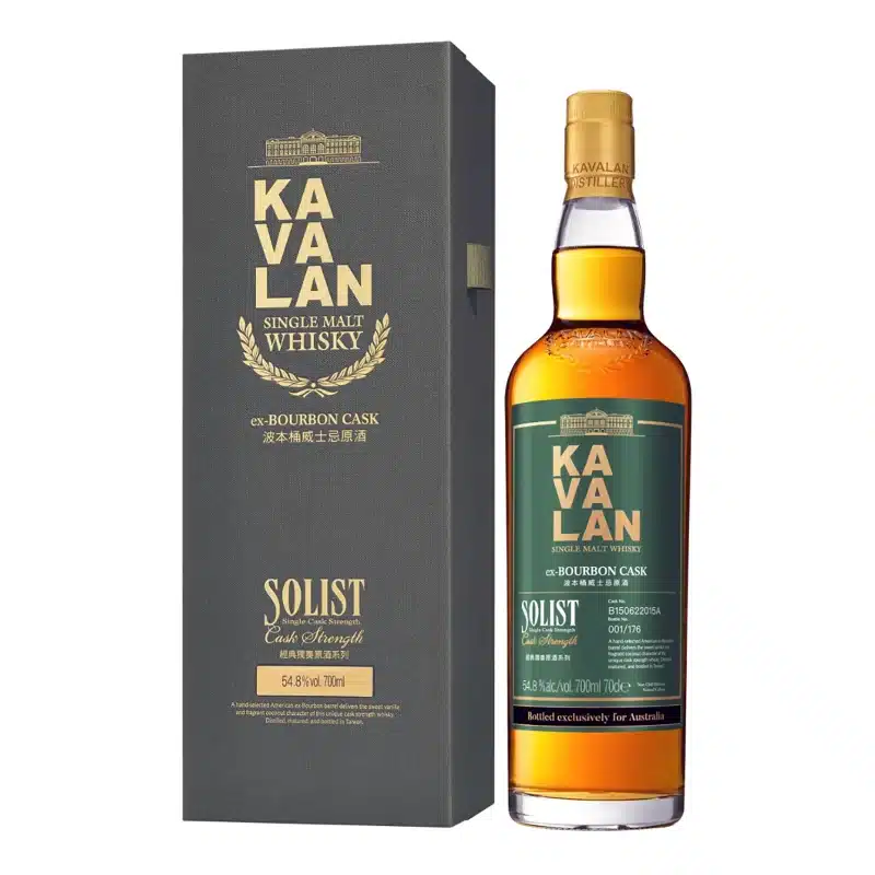 Kavalan Solist ex-Bourbon Cask sold online in Thailand.