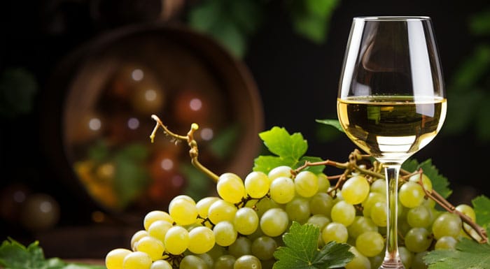 White wines for delivery in Thailand.