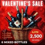 Valentine's Wine Box (6 Wines Value Pack)