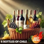 6 bottles of Chilean wine in Thailand.