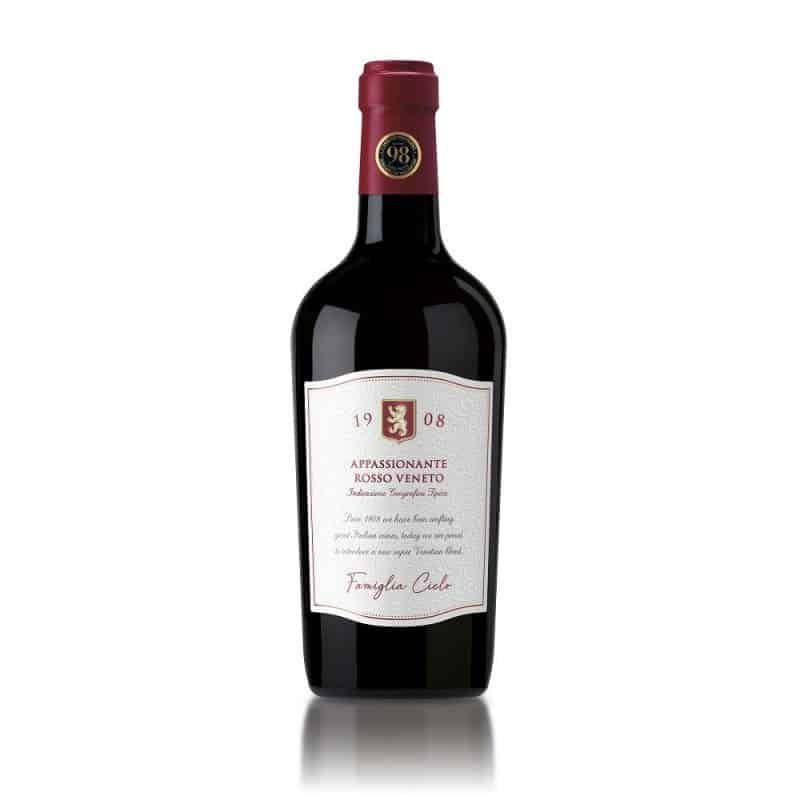 1908 Appassionante Rosso Veneto IGT 1908 Appassionante Rosso Veneto IGT is a Full-Bodied Red Wine from Italy