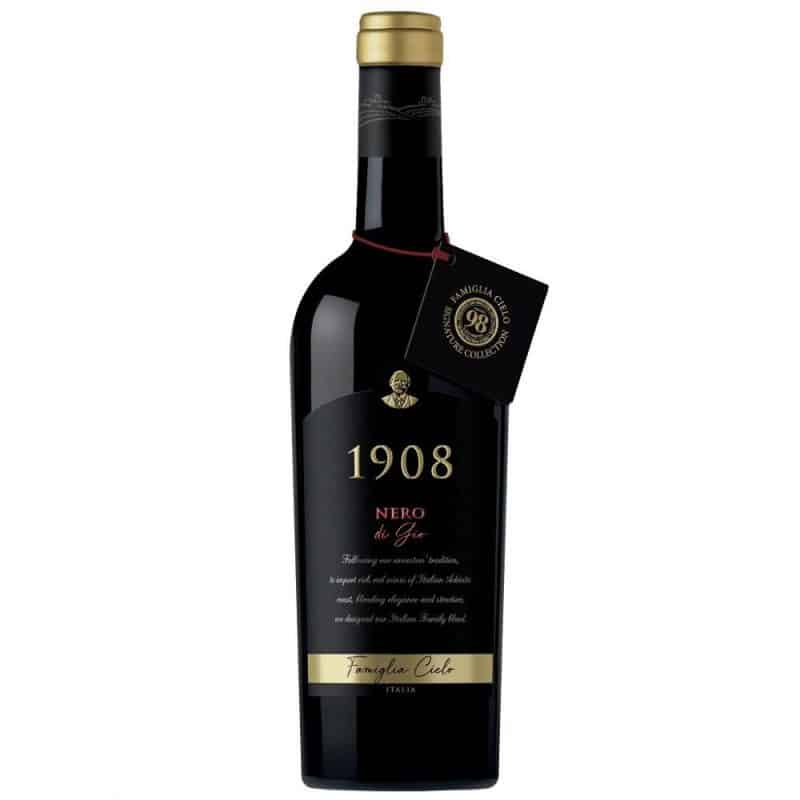 1908 Nero di Gio Rosso d'Italia is a Full-Bodied Red Wine from Italy