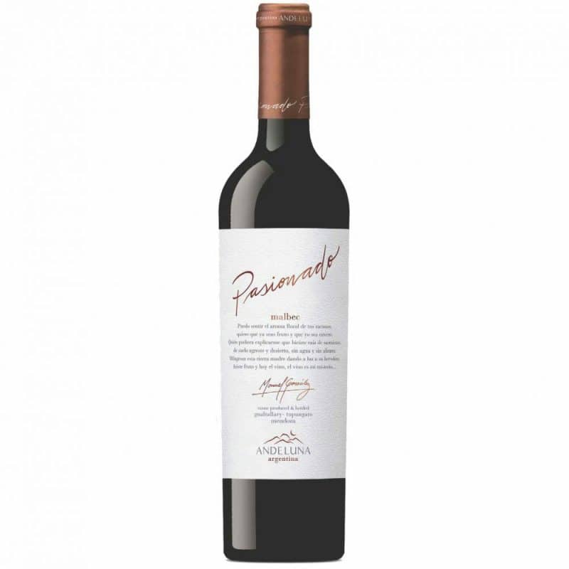 Andeluna Pasionado Malbec is a Full-Bodied Red Wine from Argentina