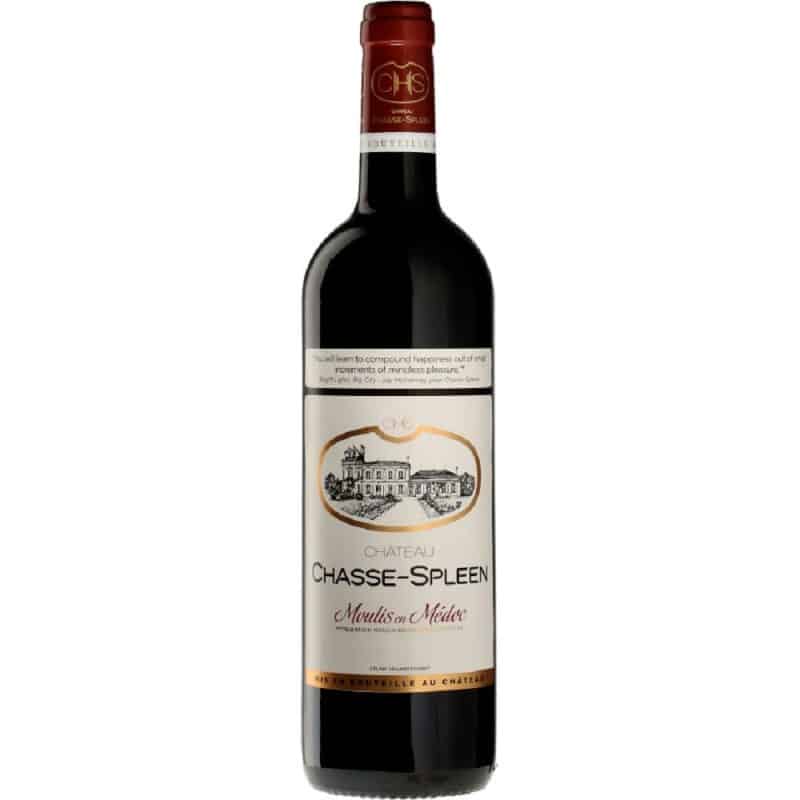 Château Chasse-Spleen, Moulis en Medoc Cru Bourgeois Exceptionnel AOC is a Full-Bodied, Oaked Red Wine from France