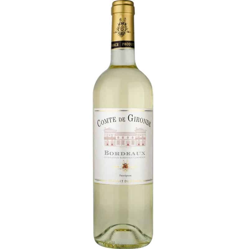 Comte de Gironde Bordeaux Sauvignon AOC is a Aromatic, Light-Bodied White Wine from France