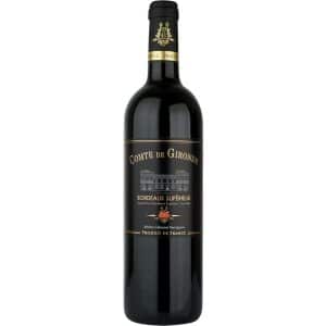 Comte de Gironde Bordeaux Supérieur AOC is a Full-Bodied, Oaked Red Wine from France