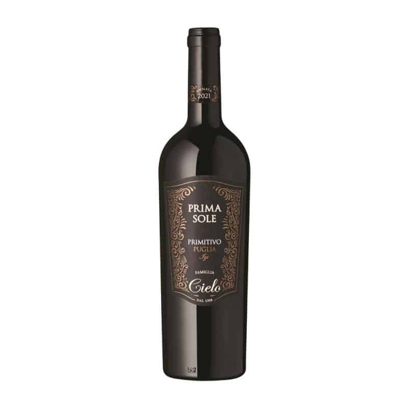Famiglia Cielo Primasole Primitivo Puglia IGT Famiglia Cielo Primasole Primitivo Puglia IGT is a Full-Bodied Red Wine from Italy
