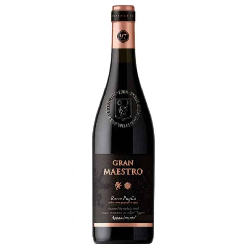 Gran Maestro Appassimento Rosso Puglia IGT Gran Maestro Appassimento Rosso Puglia IGT is a Medium-Bodied Red Wine from Italy