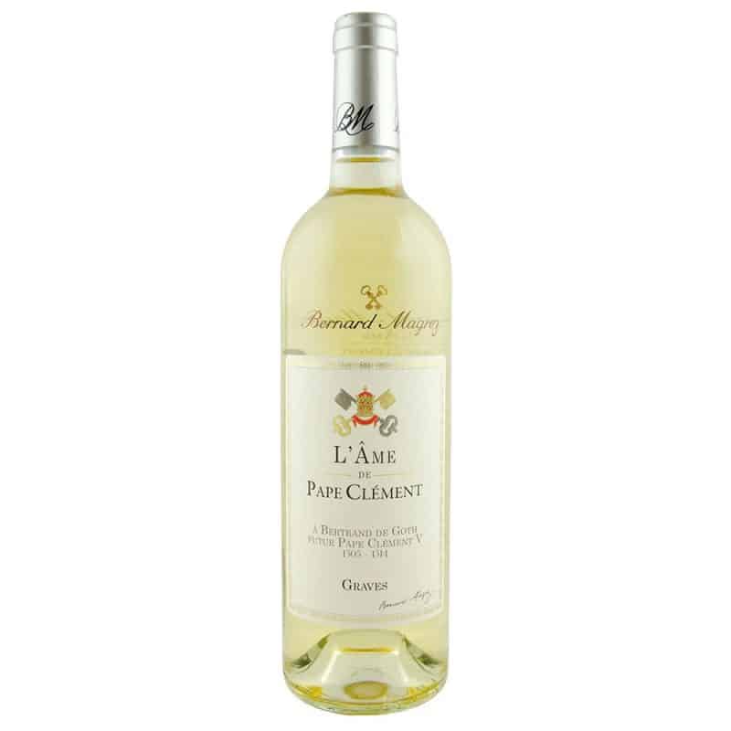 L'Âme de Pape Clément Blanc, Graves AOP by Bernard Magrez L'Âme de Pape Clément Blanc, Graves AOP by Bernard Magrez is a Full-Bodied, Oaked White Wine from France