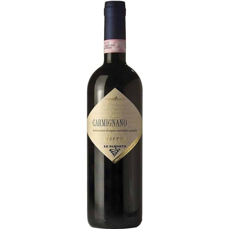 Le Farnete Carmignano Riserva DOCG Le Farnete Carmignano Riserva DOCG is a Full-Bodied, Oaked Red Wine from Italy