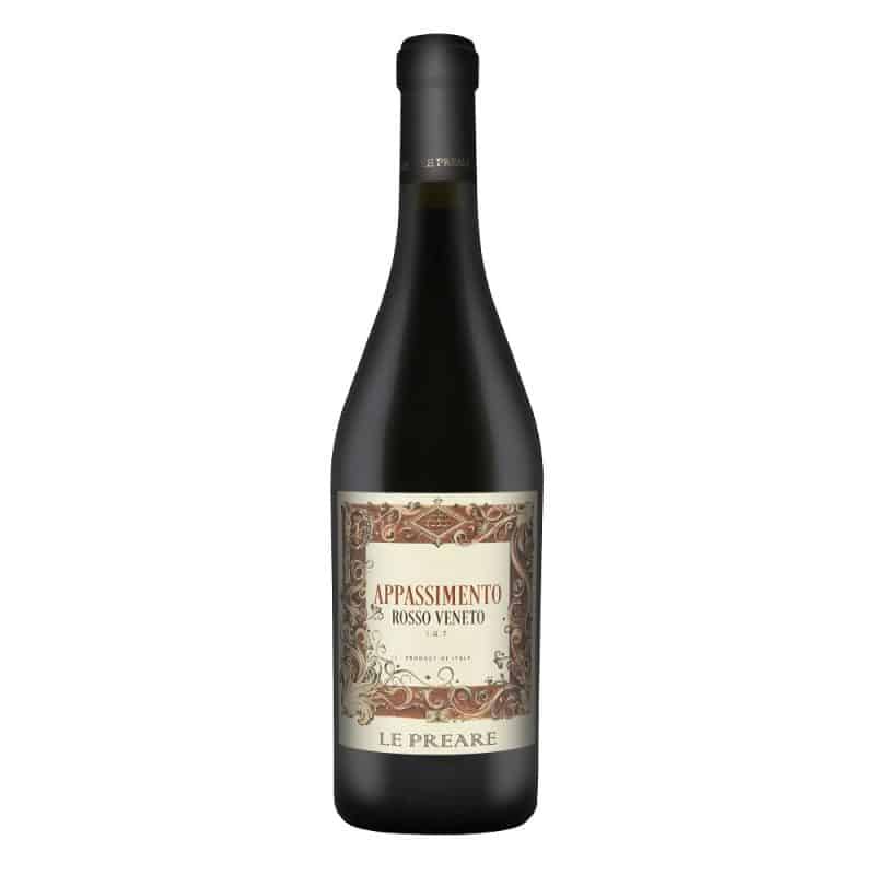 Le Preare Appassimento Rosso Veneto IGT Le Preare Appassimento Rosso Veneto IGT is a Full-Bodied Red Wine from Italy