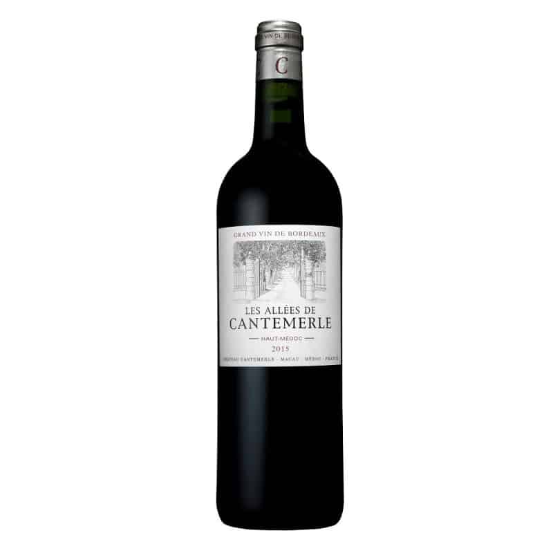 Les Allees de Cantemerle, Grand Vin de Bordeaux Haut Médoc AOC is a Full-Bodied, Medium-Bodied Red Wine from France