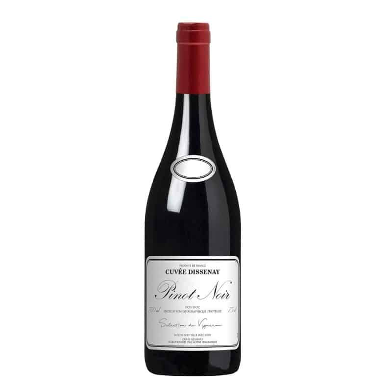 Les Producteurs Réunis Cuvée Dissenay Pinot Noir is a Light-Bodied Red Wine from France