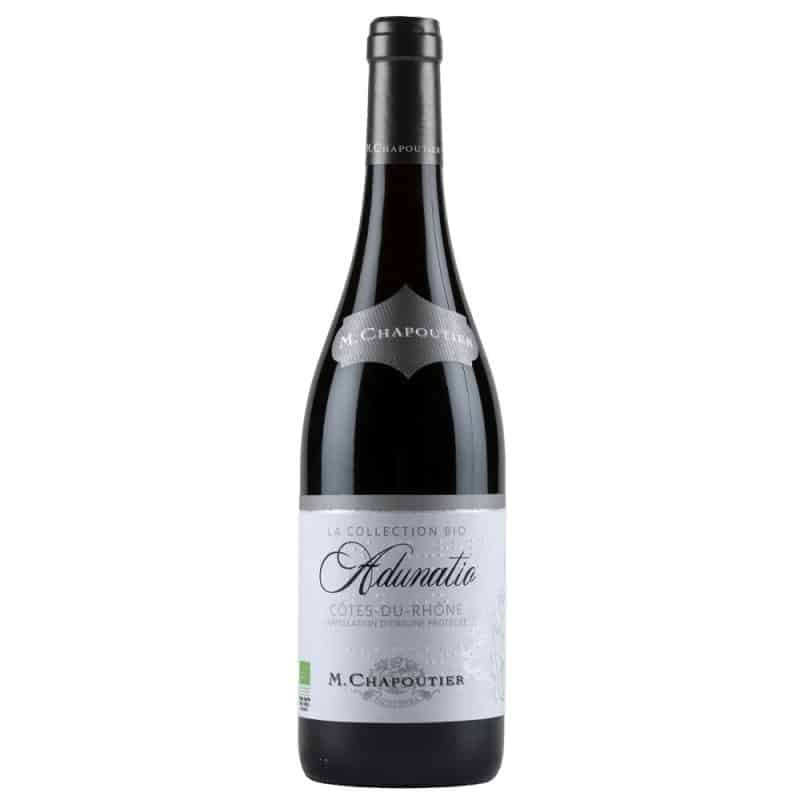 M. Chapoutier Adunatio Côtes-du-Rhône Bio is a Medium-Bodied, Oaked Red Wine from France