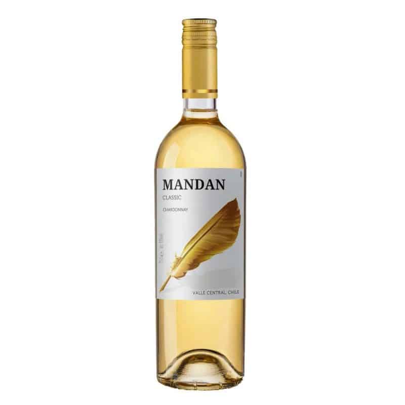 Mandan Classic Chardonnay is a Full-Bodied, Oaked White Wine from Chile