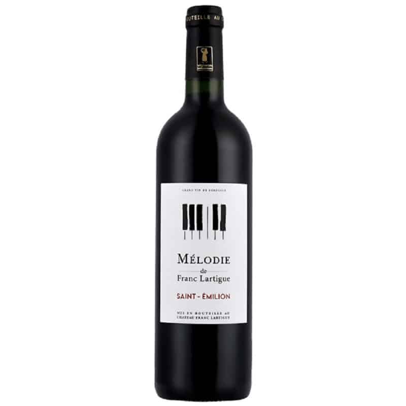 Mélodie de Franc Lartigue, Grand Vin de Bordeaux, Saint-Émilion AOC is a Full-Bodied Red Wine from France
