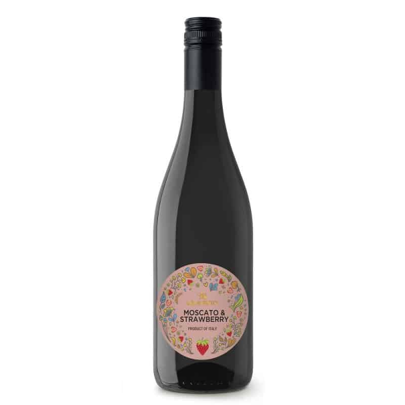 Miravento Moscato & Strawberry Flavored Wine is a Off-Dry/Semi-Sweet Sparkling from Italy
