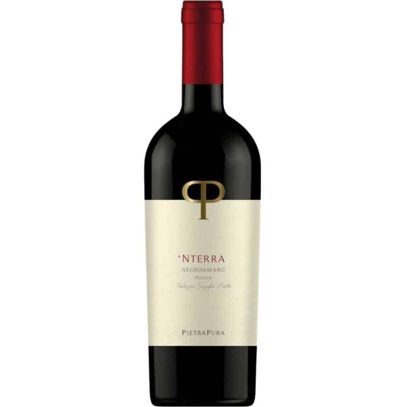 PietraPura ‘Nterra Negroamaro Puglia IGP is a Full-Bodied Red Wine from Italy