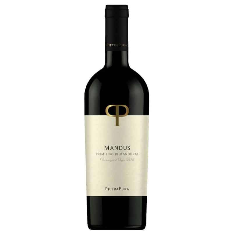PietraPura Mandus Primitivo di Manduria DOP is a Full-Bodied Red Wine from Italy