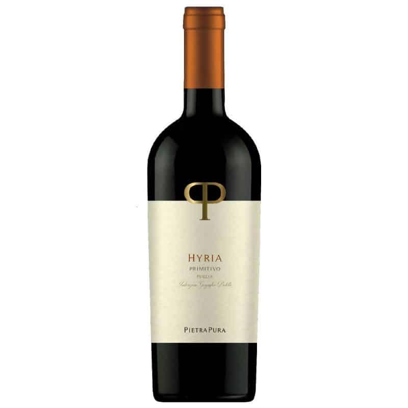 PietraPura Primitivo Hyria Puglia IGP is a Full-Bodied Red Wine from Italy