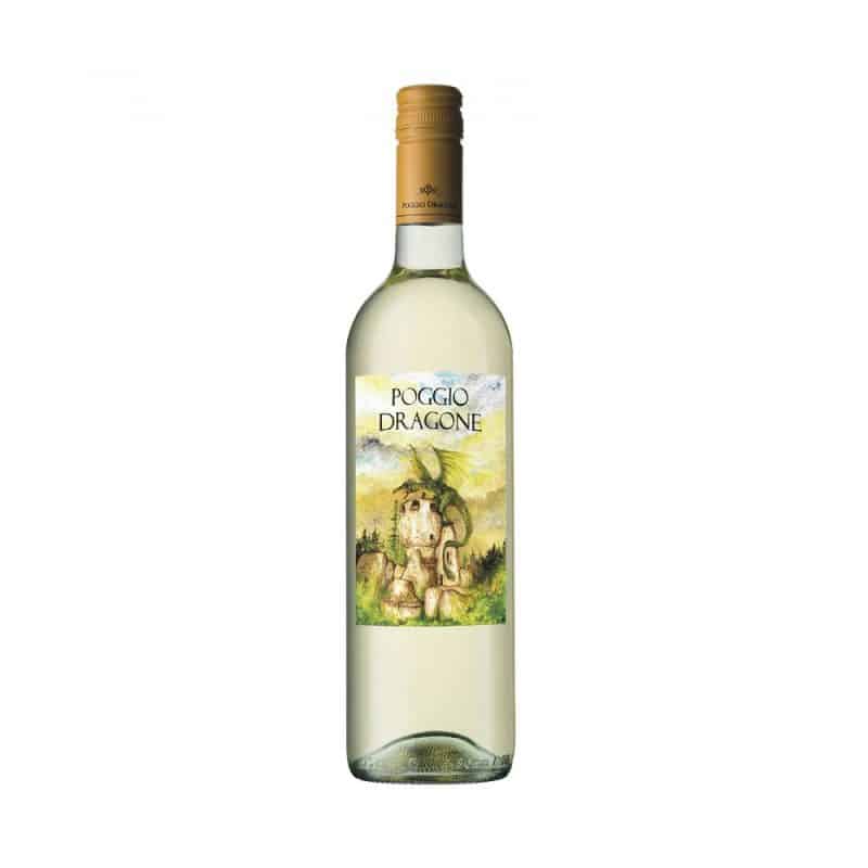 Poggio Dragone Trebbiano-Chardonnay Colline Pescaresi IGP Poggio Dragone Trebbiano-Chardonnay Colline Pescaresi IGP is a Light-Bodied, Aromatic White Wine from Italy