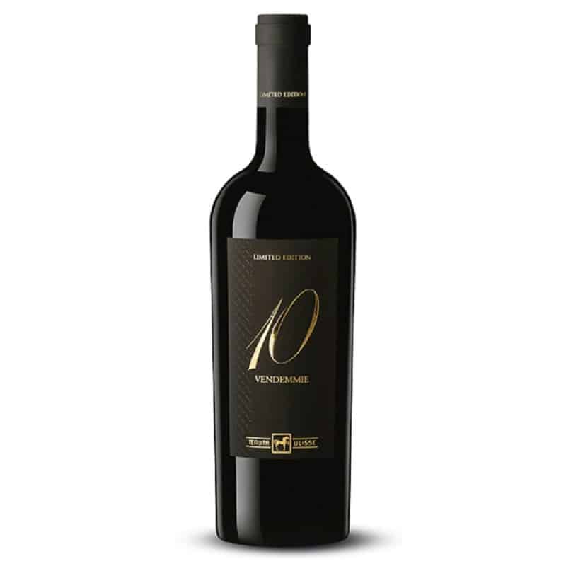 Tenuta Ulisse 10 Vendemmie Limited Edition Tenuta Ulisse 10 Vendemmie Limited Edition is a Full-Bodied Red Wine from Italy
