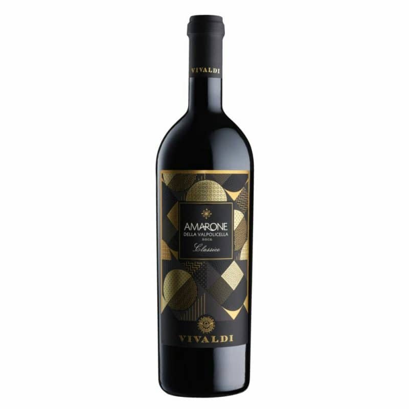 Vivaldi Amarone della Valpolicella Classico DOCG is a Full-Bodied Red Wine from Italy