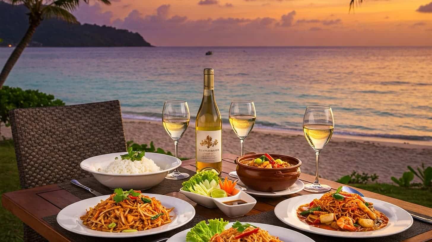 Wine that pairs with Thai food.