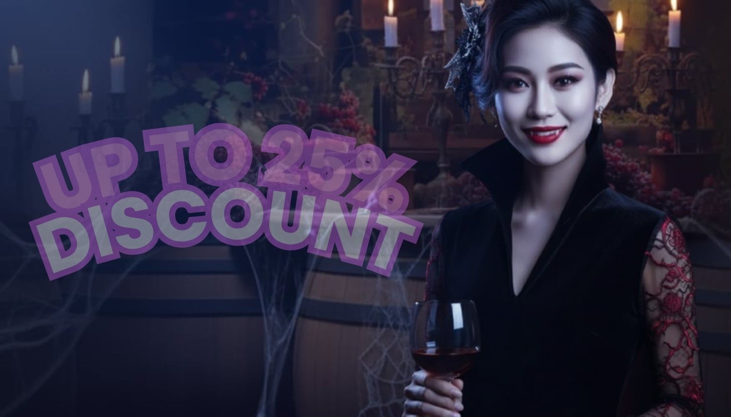 halloween wine discount