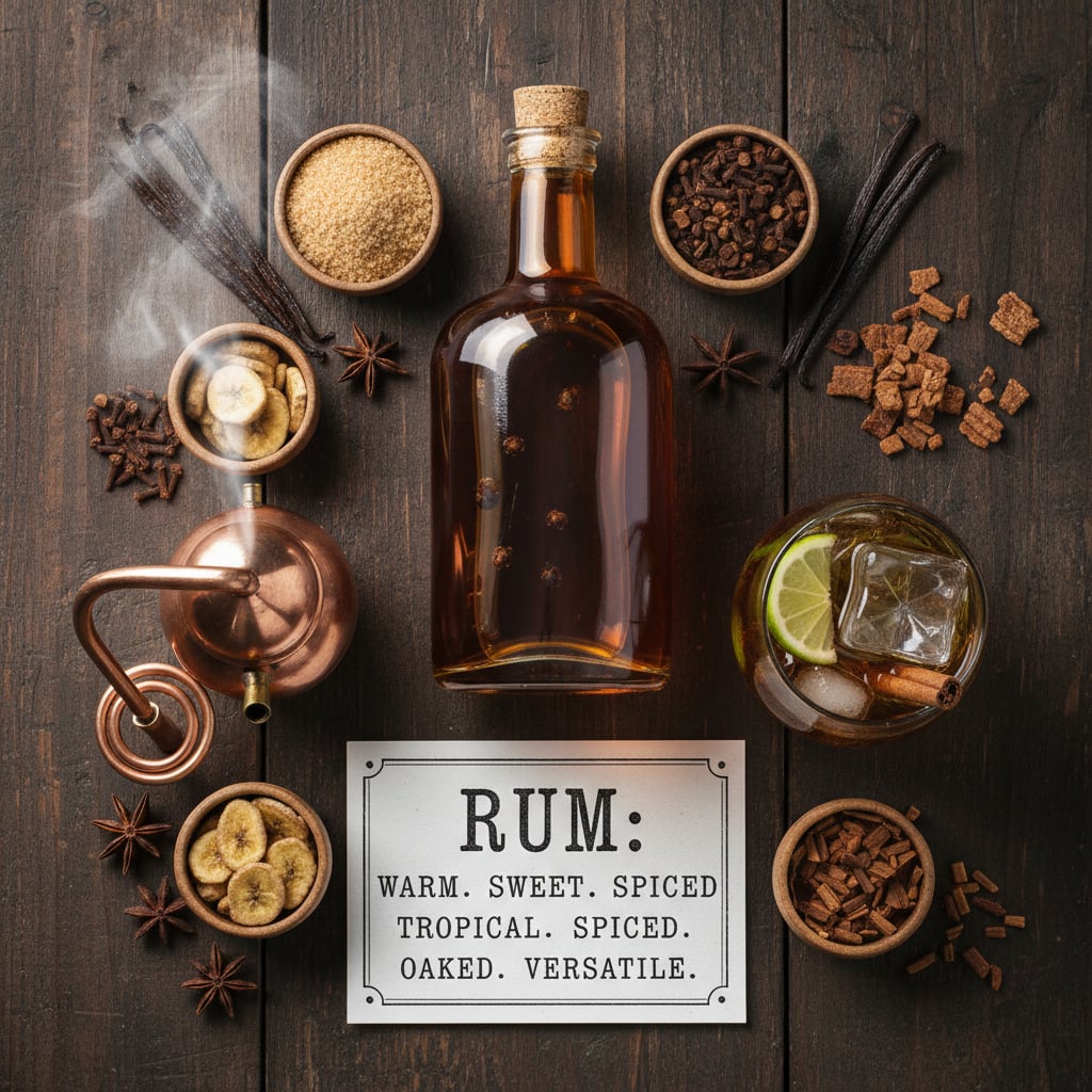 A bottle of Rum recipe in Thailand.