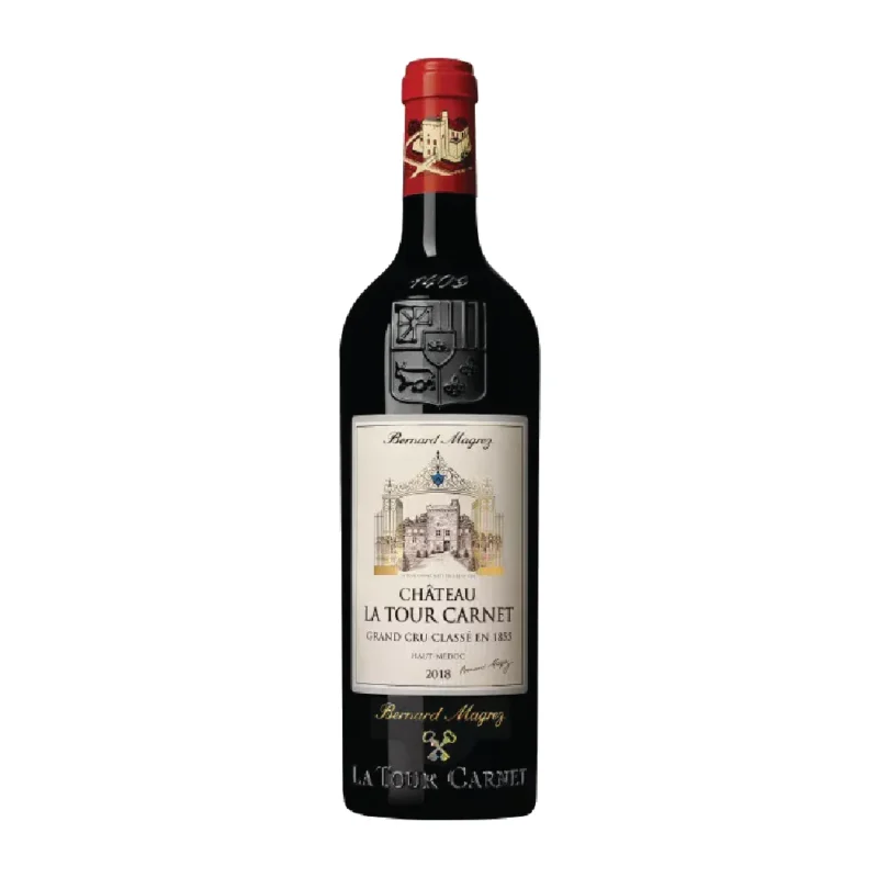 Château La Tour Carnet, Haut Médoc Grand Cru Classé AOC by Bernard Magrez (2015) Château La Tour Carnet, Haut Médoc Grand Cru Classé AOC by Bernard Magrez (2015) is a Red Wine from France