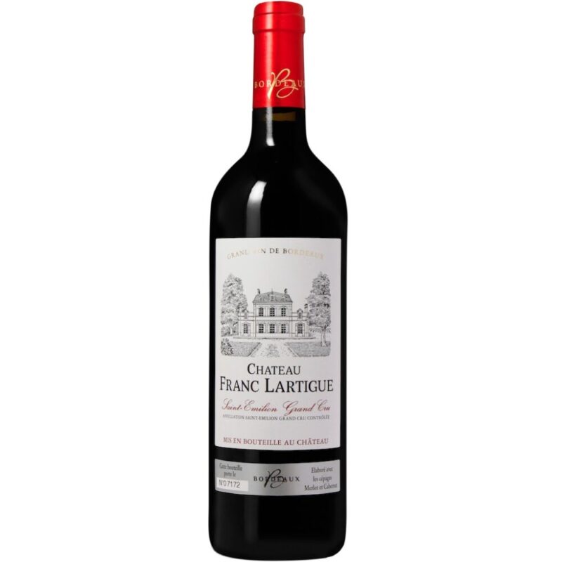 Château Franc Lartigue, Saint-Émilion Grand Cru AOC (2022) Château Franc Lartigue, Saint-Émilion Grand Cru AOC (2022) is a Red Wine from France