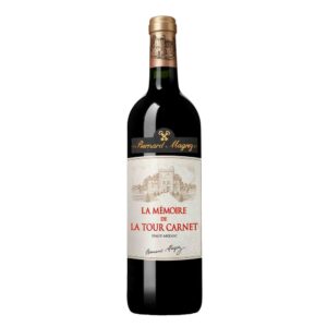 La Mémoire de La Tour Carnet, Haut Médoc AOC by Bernard Magrez (2019) is a Red Wine from France