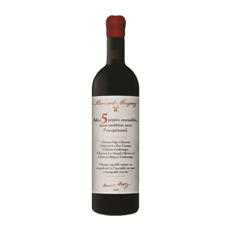 Mes 5 Pépites by Bernard Magrez (2018) is a Red Wine from France