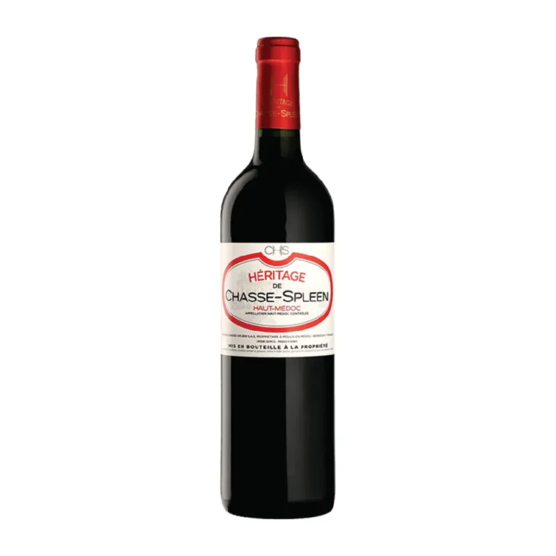 Héritage de Chasse-Spleen, Haut-Médoc AOC (2021) Héritage de Chasse-Spleen, Haut-Médoc AOC (2021) is a Red Wine from France