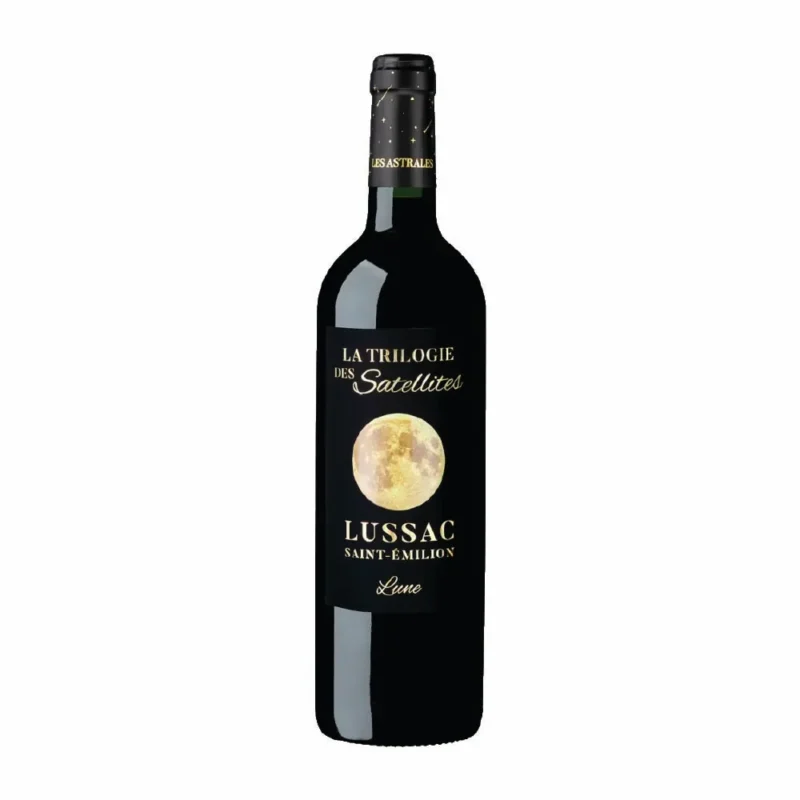 La Trilogie des Satellites "Lune" Lussac Saint-Émilion AOC is a Red Wine from France